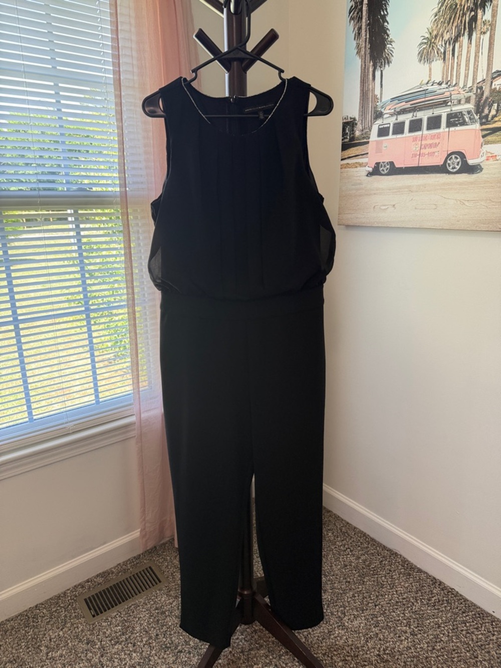White House Black Market Black Jumpsuit